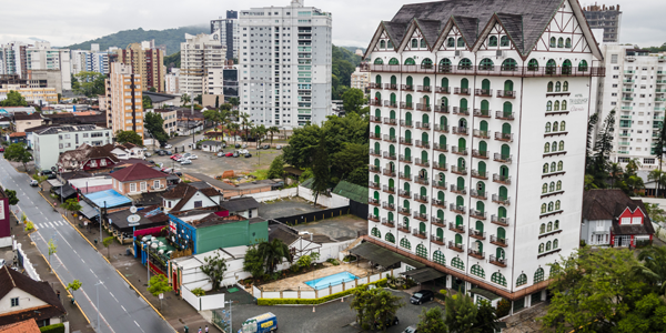 vista de joinville prédios