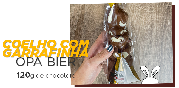 coelho chocolate OPA BIER páscoa