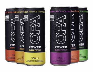 Latas Sabores OPA POWER Energy Drink