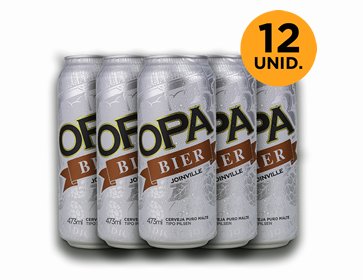 Latas OPA BIER Pilsen 473ml / Dúzias Catálogo